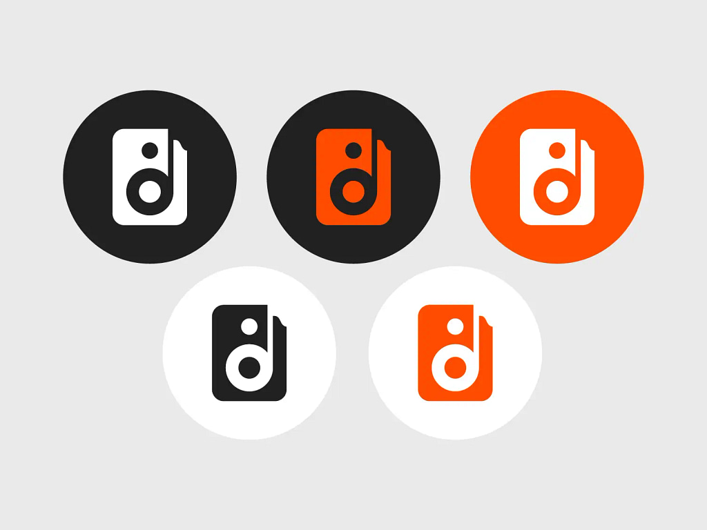 Onyx Creative Studio - Projekt RadioStanica.com Logo symbol colors